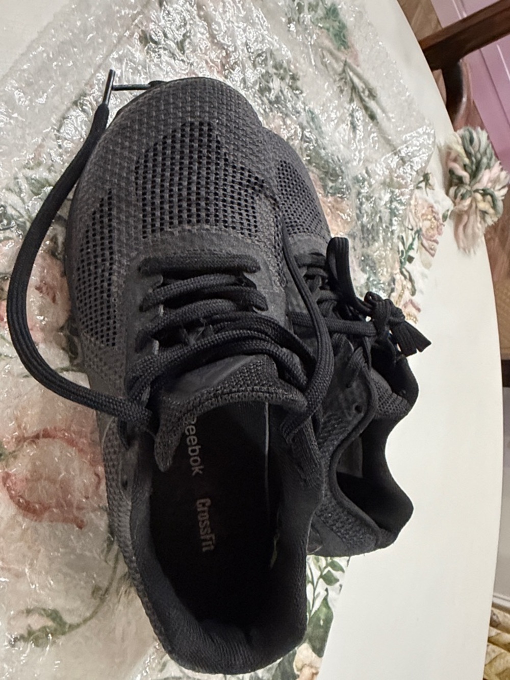 Reebok Black Knit CrossFit Training Shoes